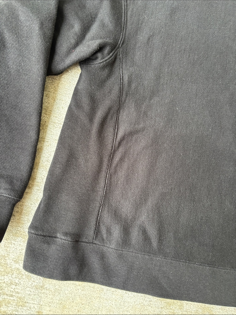 Champion Reverse Weave Men’s Crewneck Sweatshirt - Black - Picture 4 of 12